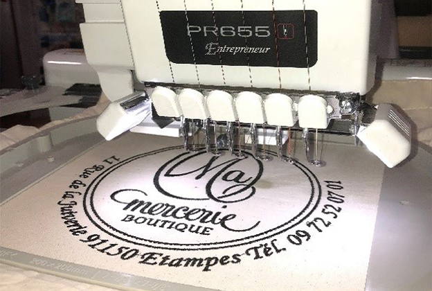 Broderie à la machine