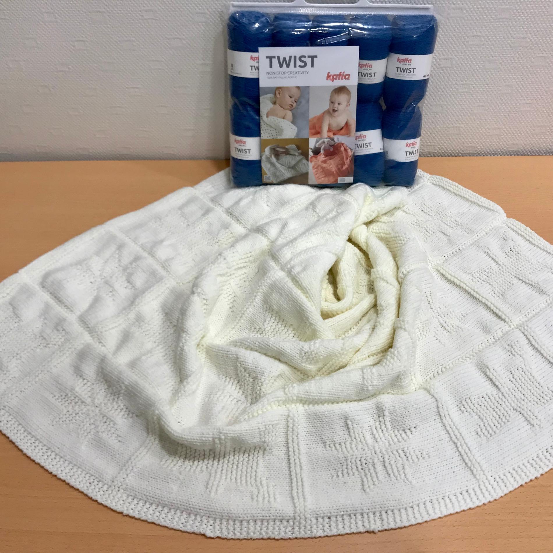 Couverture Bébé en laine anti-pilling